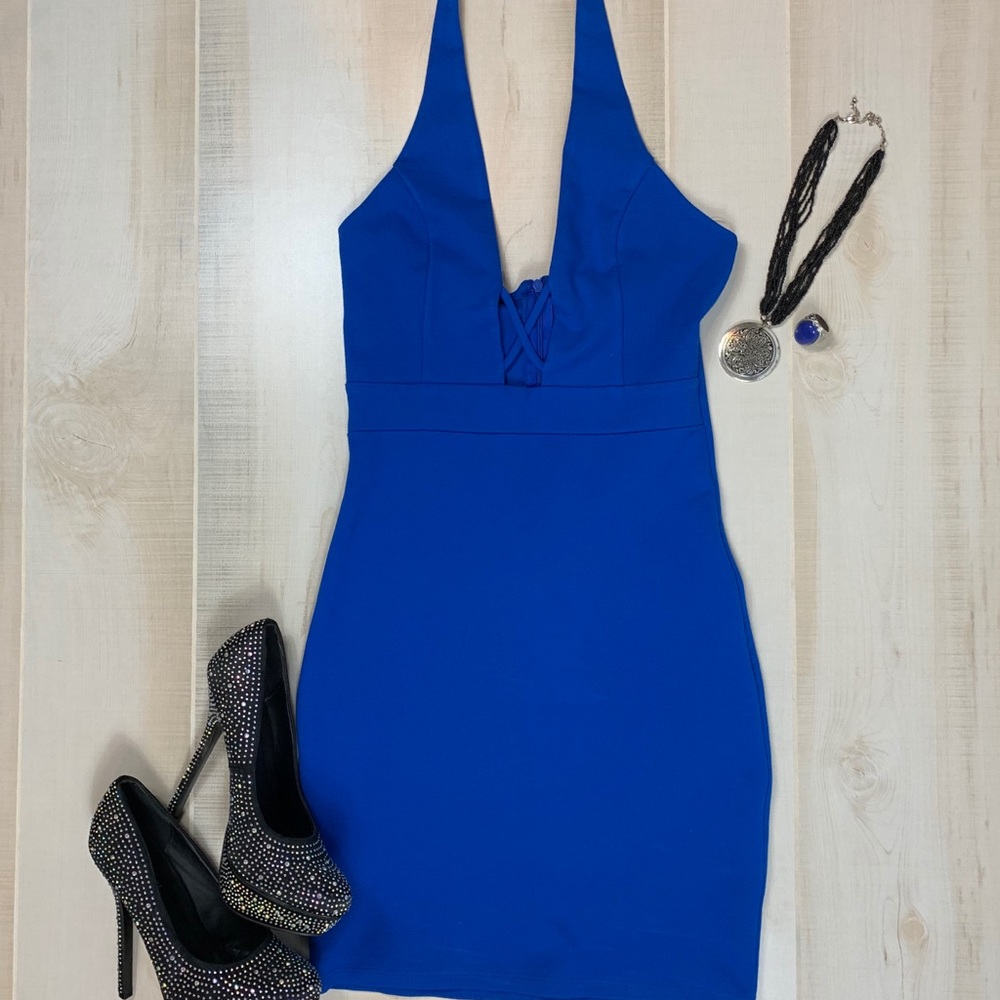 Windsor Criss-cross Halter Dress